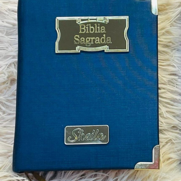 Bíblia Sagrada Azul Marinho